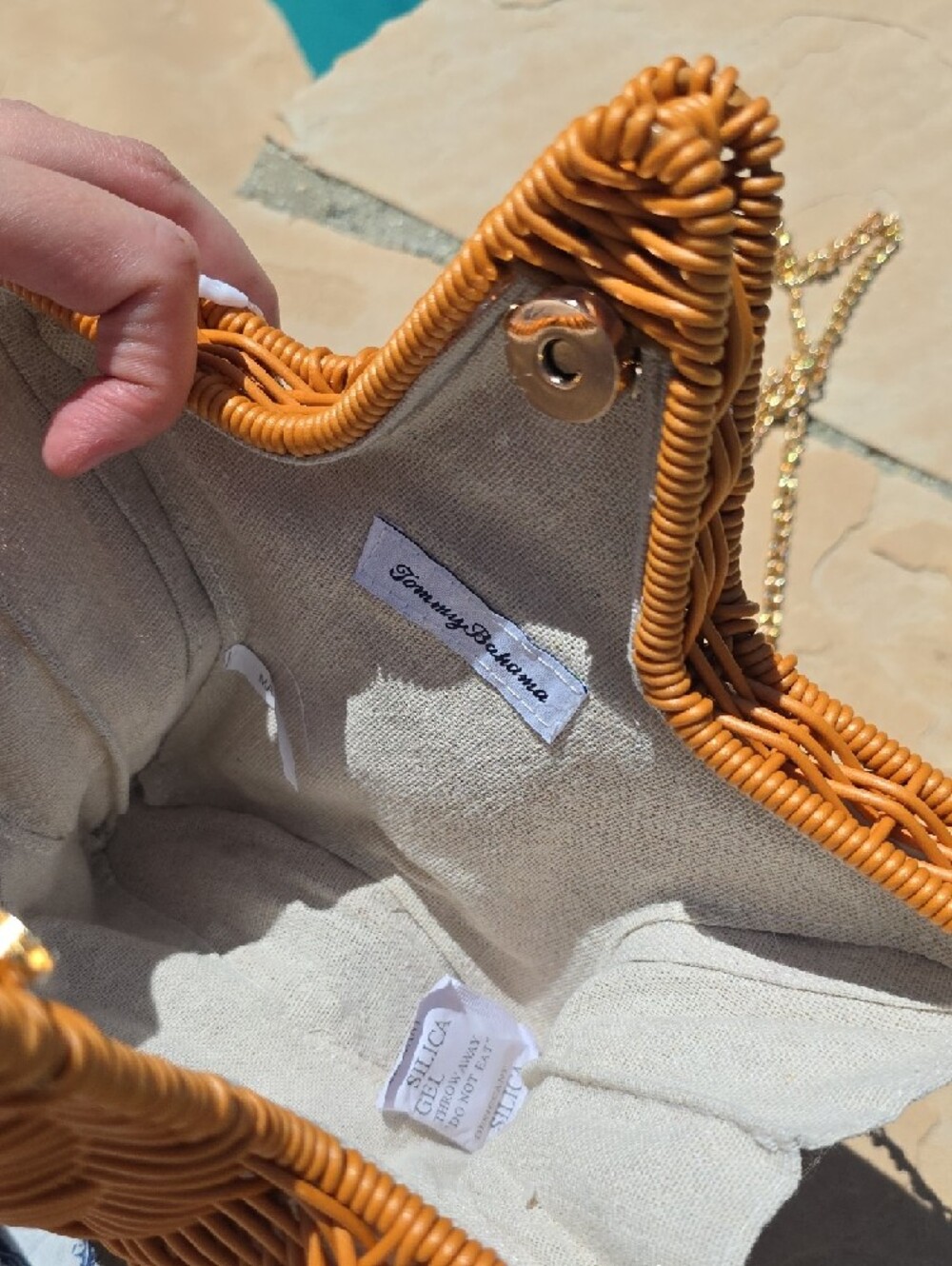 Tommy Bahama Woven Star Fish Crossbody Purse - Picture 5 of 7